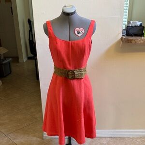 Nine & Co. Vibrant Red Dress